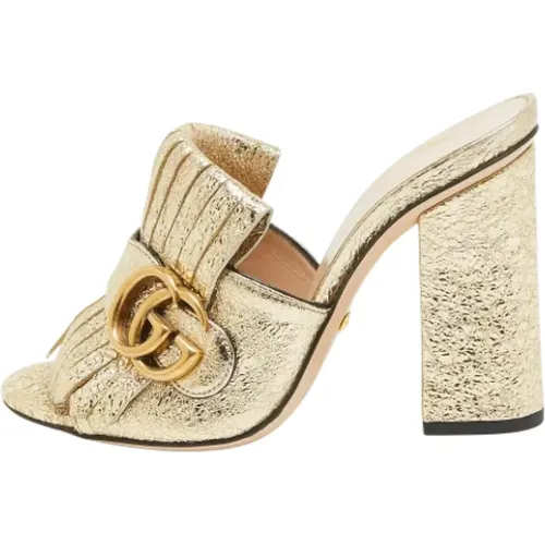 Pre-owned Leder sandals - Gucci Vintage - Modalova