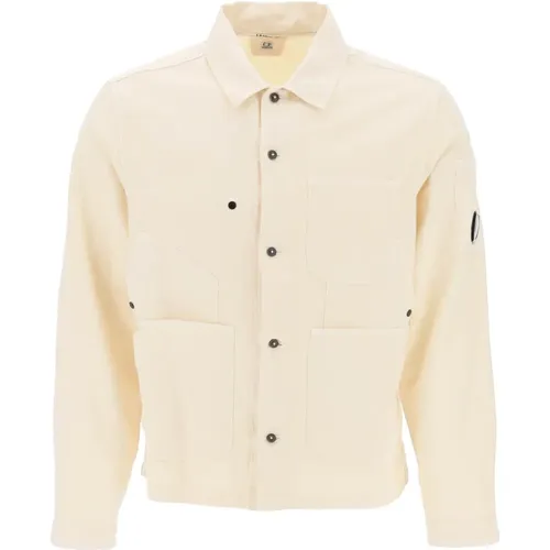 Cp company multi-pocket overshirt , male, Sizes: XL, L, M - C.P. Company - Modalova