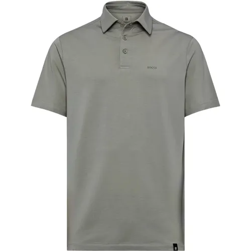 Polo-Shirt Aus Stretch-Supima-Baumwolle, Regular , Herren, Größe: S - Boggi Milano - Modalova