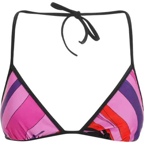 Multicolour Bikini Triangle Swimwear Ss24 , female, Sizes: S - EMILIO PUCCI - Modalova