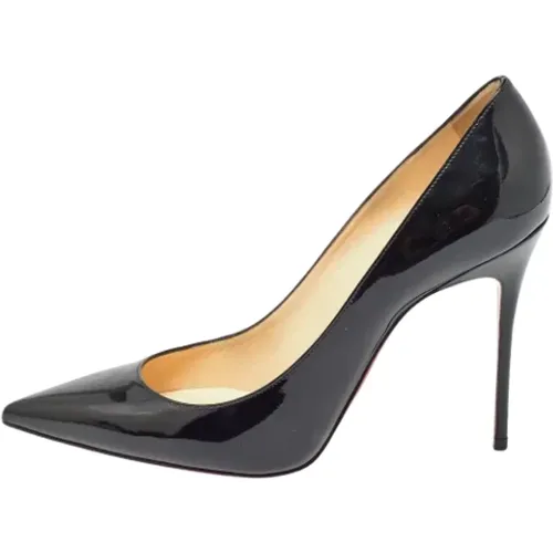Pre-owned Leather heels , female, Sizes: 7 1/2 UK - Christian Louboutin Pre-owned - Modalova
