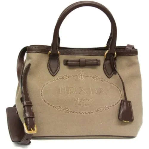 Pre-owned Canvas prada-bags , female, Sizes: ONE SIZE - Prada Vintage - Modalova