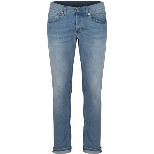 George Slim-Fit Jeans: Sleek and Stylish , male, Sizes: W38 - Dondup - Modalova