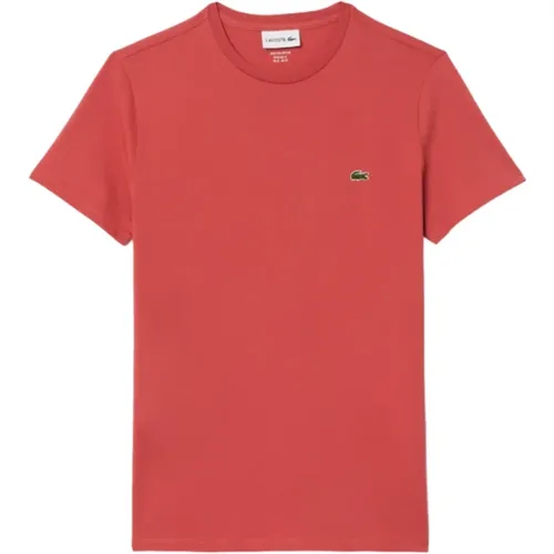 Rosa T-Shirt und Polo Set , Herren, Größe: S - Lacoste - Modalova