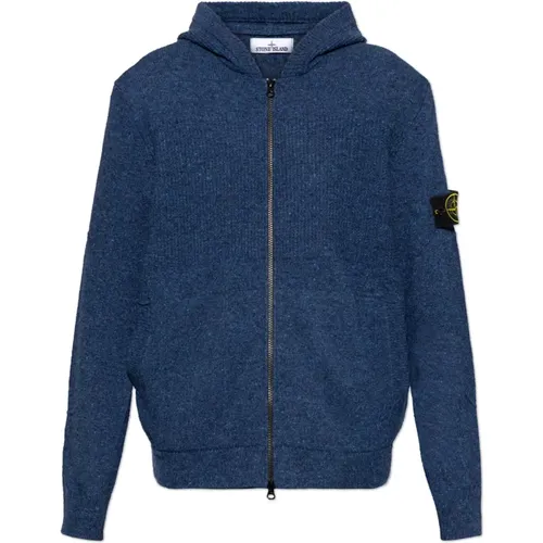 Cardigan with logo , male, Sizes: 2XL, M, S - Stone Island - Modalova