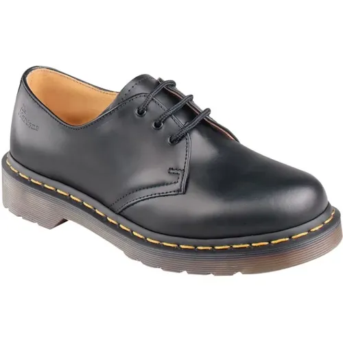 Formal Black Smooth Shoes , female, Sizes: 7 UK, 6 UK, 11 UK, 4 UK, 3 UK, 5 UK, 8 UK, 12 UK, 9 UK - Dr. Martens - Modalova