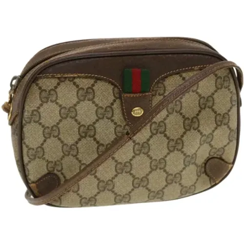 Pre-owned Canvas shoulder-bags , female, Sizes: ONE SIZE - Gucci Vintage - Modalova