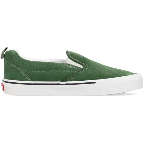 Grüner Slip-On Low-Schuh mit Logo - Vans - Modalova