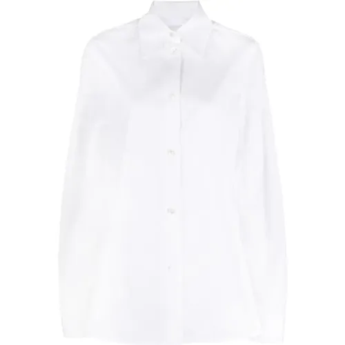 Organic cotton shirt , female, Sizes: S - Jil Sander - Modalova