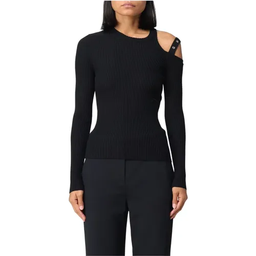 One-Shoulder Sweater , female, Sizes: M - Blumarine - Modalova