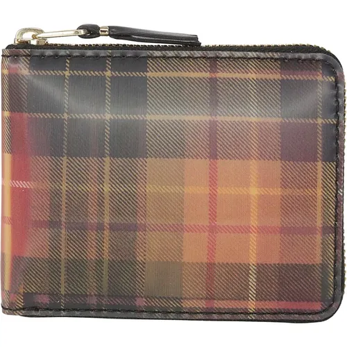 Lenticular Tartan Wallet , unisex, Sizes: ONE SIZE - Comme des Garçons - Modalova