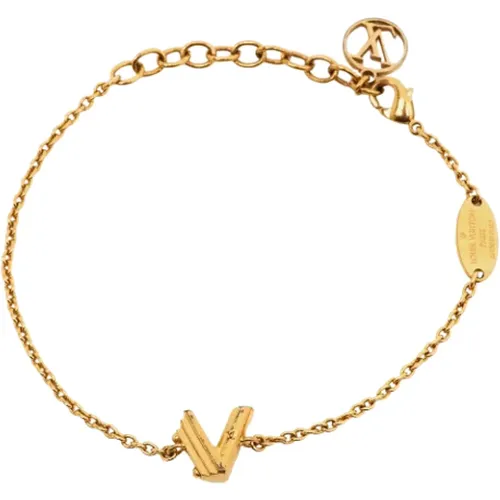 Pre-owned Gold bracelets , female, Sizes: ONE SIZE - Louis Vuitton Vintage - Modalova