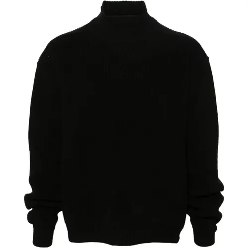 Chunky High Neck Sweater , male, Sizes: S, XL, M, L - Rick Owens - Modalova