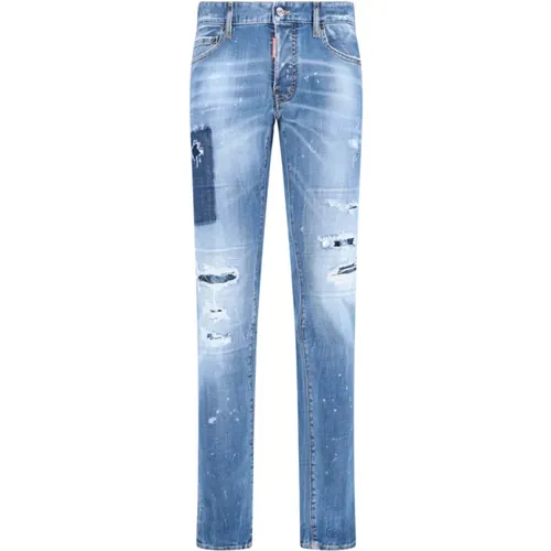 Stylische Denim Jeans , Herren, Größe: L - Dsquared2 - Modalova