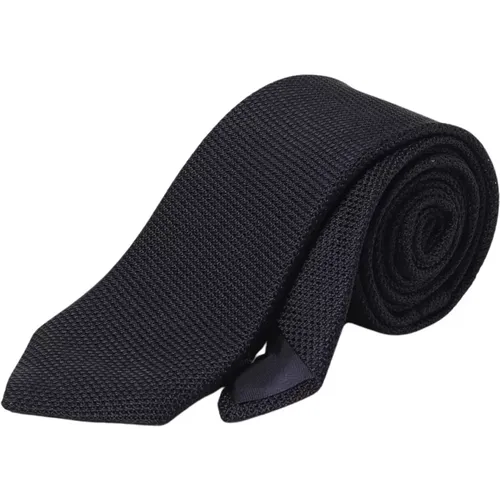 Silk Tie , male, Sizes: ONE SIZE - Tagliatore - Modalova