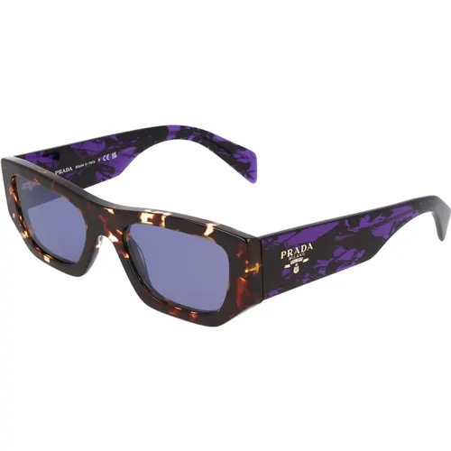 Moderne Unregelmäßige Sonnenbrille , unisex, Größe: 53 MM - Prada - Modalova