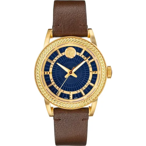 Herren Code Gold Armbanduhr Versace - Versace - Modalova