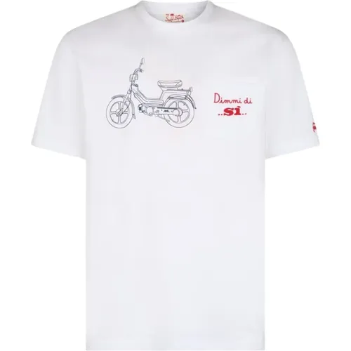 Casual T-shirt for Men , male, Sizes: L, XL, 2XL - MC2 Saint Barth - Modalova