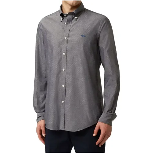 Men's Microdot Shirt Classic Design , male, Sizes: XL, L, 3XL - Harmont & Blaine - Modalova