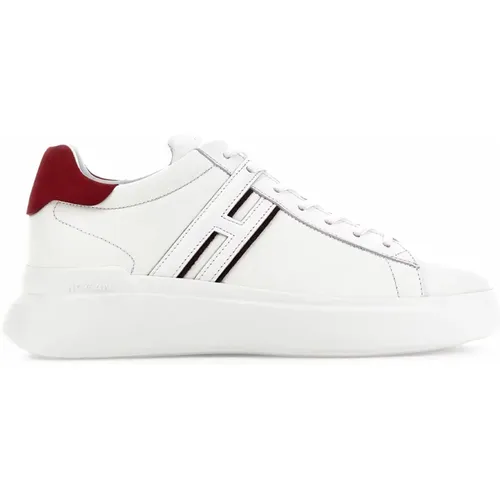 Leather Sneakers with Suede Details , male, Sizes: 7 1/2 UK, 11 UK - Hogan - Modalova