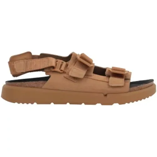 Flat Sandals in Light Nubuck , male, Sizes: 8 UK, 9 UK, 7 UK, 10 UK, 11 UK - Birkenstock - Modalova