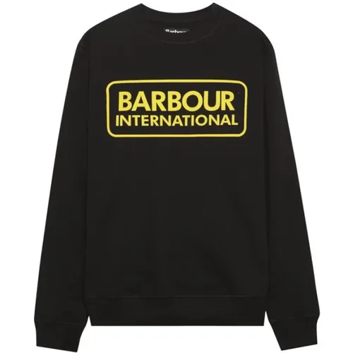 Sweatshirt mit großem Logo und Raglanärmeln - Barbour - Modalova