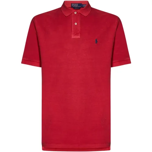 Rote Polo T-Shirts und Polos , Herren, Größe: M - Polo Ralph Lauren - Modalova
