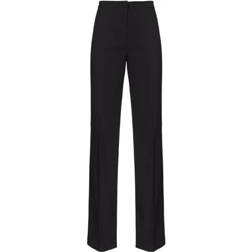 Hulka Pantalone Crepe Stretch , female, Sizes: XS - pinko - Modalova