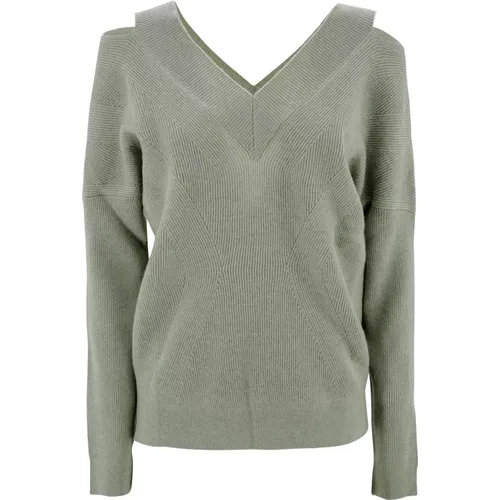 Grüner Pullover für Frauen , Damen, Größe: M - D.Exterior - Modalova