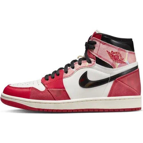 Air 1 High OG Spider-Man Sneakers , male, Sizes: 9 UK, 11 UK, 12 UK, 8 UK, 3 1/2 UK, 7 UK, 10 1/2 UK, 6 UK, 11 1/2 UK, 8 1/2 UK, 10 UK - Jordan - Modalova