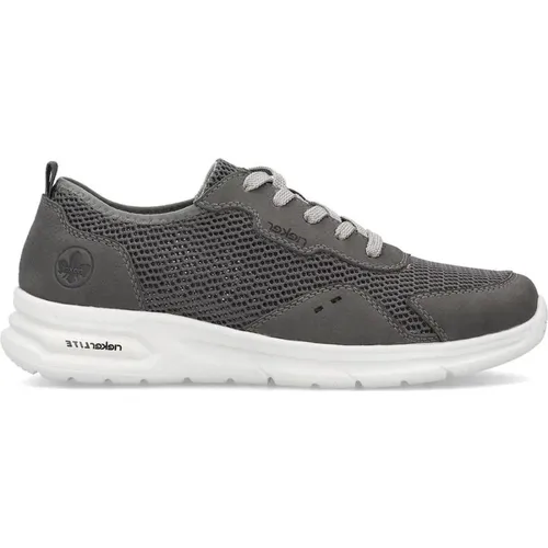 Grey Sneakers for Men , male, Sizes: 7 UK, 8 UK, 10 UK - Rieker - Modalova