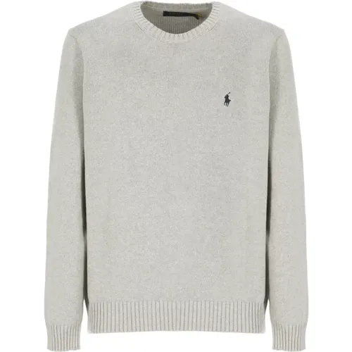 Graue Pullover , Herren, Größe: L - Ralph Lauren - Modalova