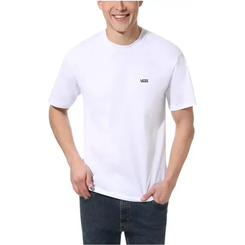 Logo T-Shirt Weiß/Schwarz , Herren, Größe: M - Vans - Modalova