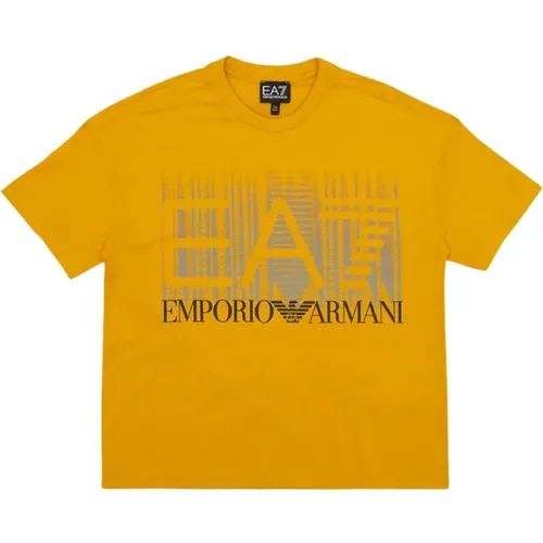 Casual Logo T-Shirt,Casual Logo Print T-Shirt - Emporio Armani EA7 - Modalova