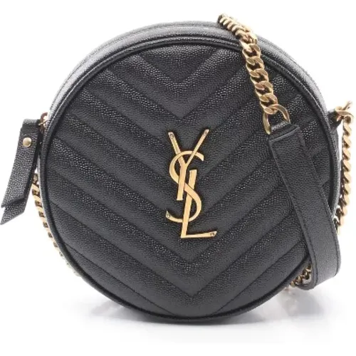 Pre-owned Leather shoulder-bags , female, Sizes: ONE SIZE - Yves Saint Laurent Vintage - Modalova