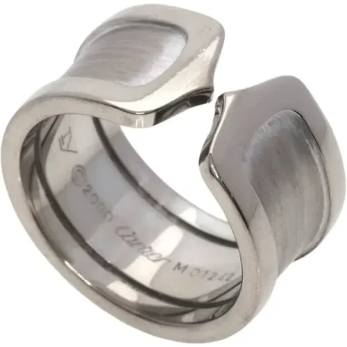 Pre-owned White Gold rings , female, Sizes: ONE SIZE - Cartier Vintage - Modalova