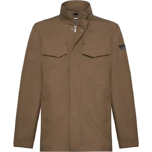 B Tech Field Jacket aus Baumwolle Nylon , Herren, Größe: 2XL - Boggi Milano - Modalova
