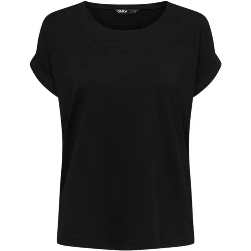 T-Shirt - Classic Style , female, Sizes: XS, S, XL, L, M - Only - Modalova