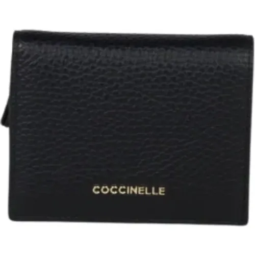 Metallic Soft Wallet , female, Sizes: ONE SIZE - Coccinelle - Modalova