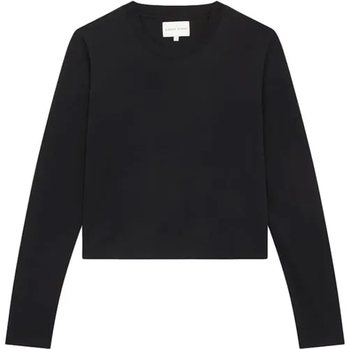 Casual Langarm Sweatshirt , Damen, Größe: L - Loulou Studio - Modalova