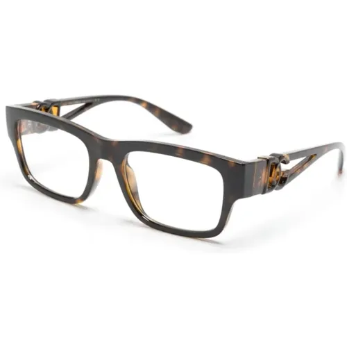 Braun/Havanna Optische Brille , unisex, Größe: 53 MM - Dolce & Gabbana - Modalova
