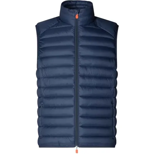 Navy Adam Vest - Stylish and Versatile , male, Sizes: XS, 2XL, XL - Save The Duck - Modalova