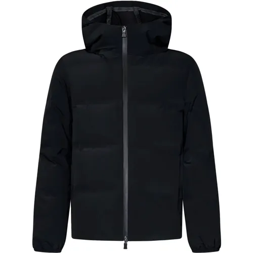 Schwarze Laminar Bomberjacke Herno - Herno - Modalova