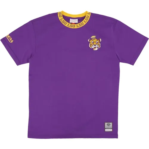 LSU Tigers Logo Tee , Herren, Größe: XL - Mitchell & Ness - Modalova