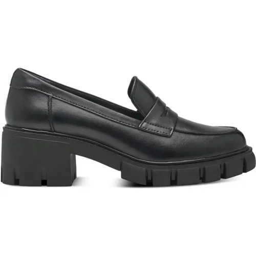 Schwarze Geschlossene Loafers Damenschuhe , Damen, Größe: 37 EU - tamaris - Modalova