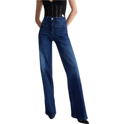 Classic Straight Fit Jeans , female, Sizes: W24, W27 - Liu Jo - Modalova