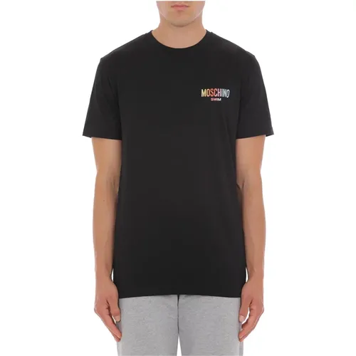 T-shirts and Polos , male, Sizes: M - Moschino - Modalova