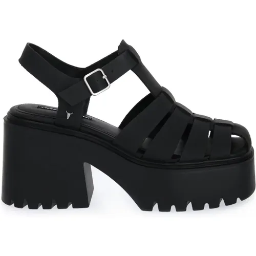 Eternity Leather High Heel Sandals , female, Sizes: 5 UK - Windsor Smith - Modalova