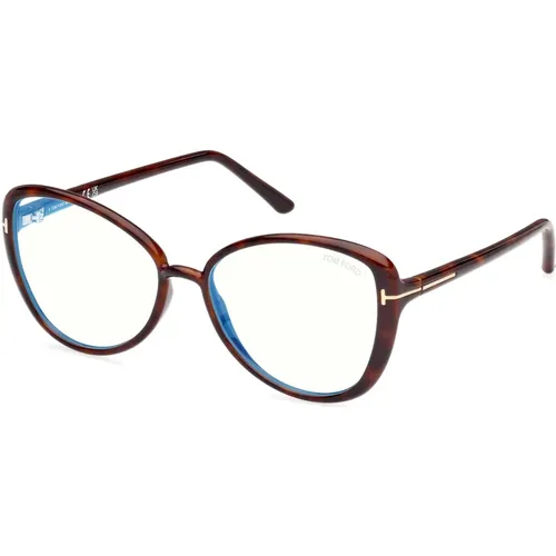 Eyewear frames Ft5907-B Blue Block , unisex, Größe: 55 MM - Tom Ford - Modalova