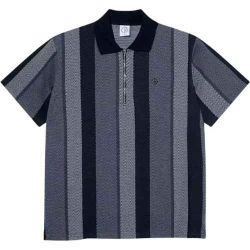 Interlock Jacquard Polo Shirt , Herren, Größe: M - Polar Skate Co. - Modalova